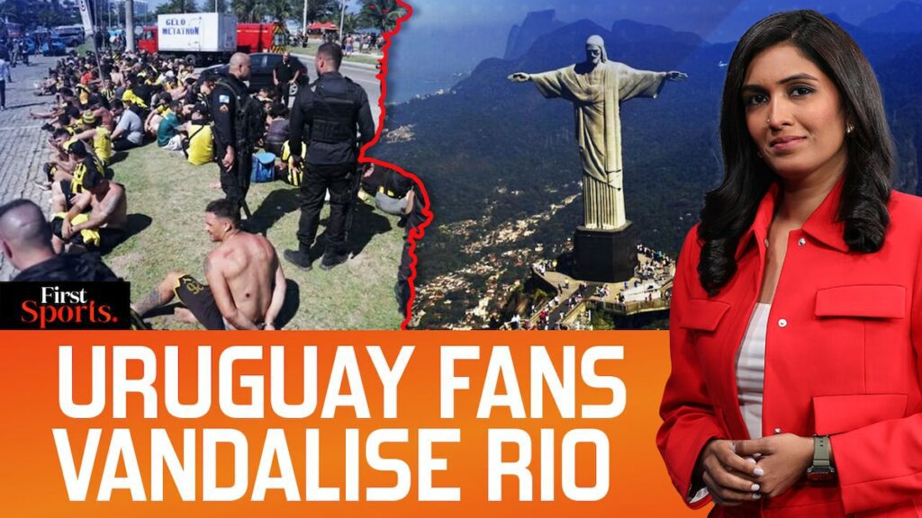 Uruguay Football Fans Vandalise Rio, Clash With Police