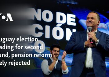 Uruguay election heading for second round, pension reform likely rejected