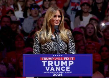 Video: Melania Trump speaks at husband’s Madison Square Garden rally