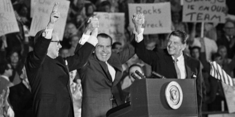 What would Nixon and Reagan think of Kamala Harris and her California?