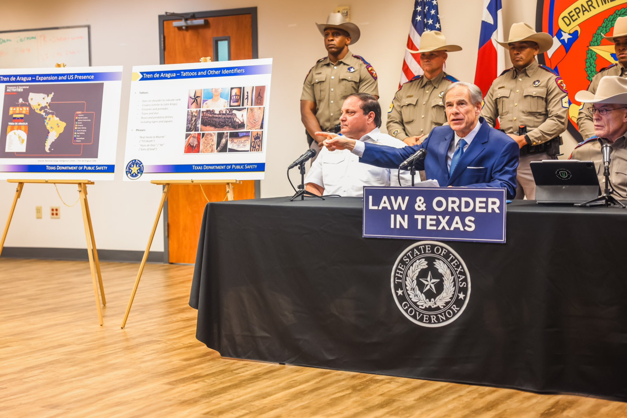 Texas Gov. Greg Abbott at press conference