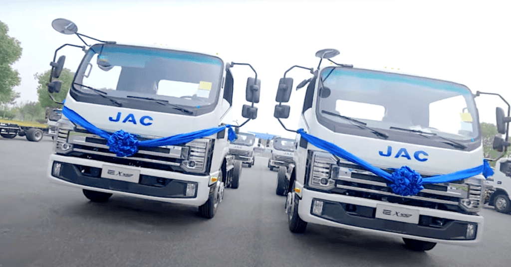 Chinese JAC delivers 100 electric MD trucks to North America