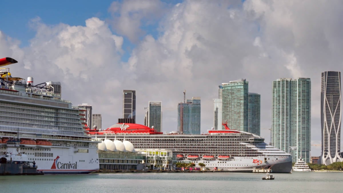 Cruise Ships Docked in Miami