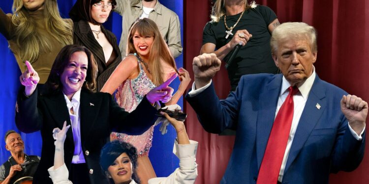 How music has been a ‘powerful tool’ in Harris’s US election campaign