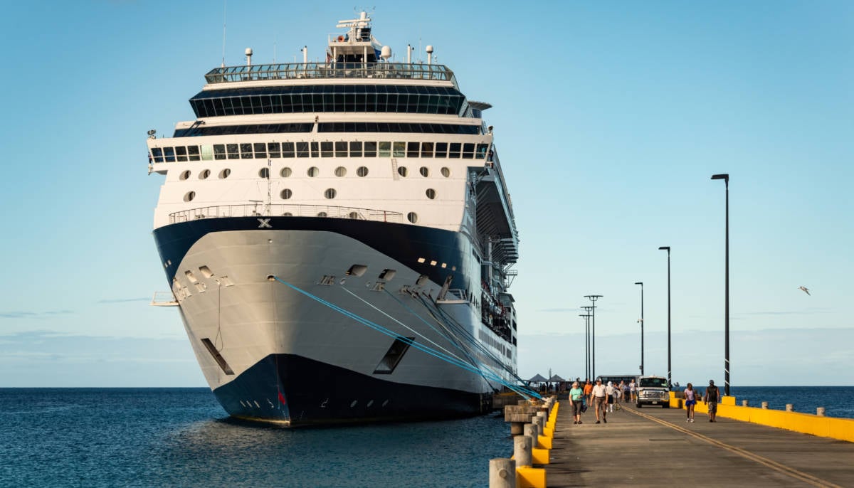 Celebrity Cruises Ship Docked in Frederiksted