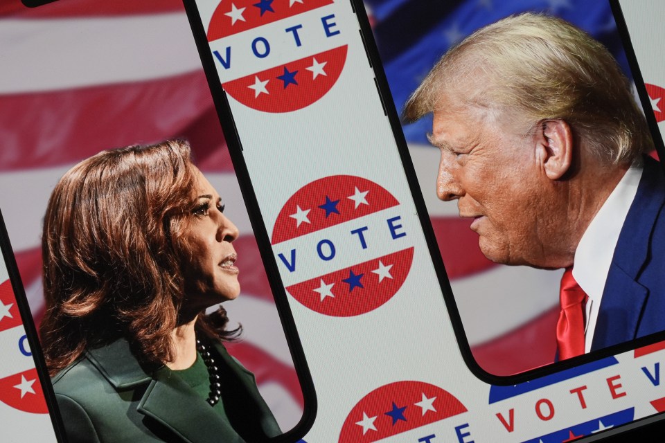 Kamala Harris or Donald Trump will have to race each other to 270 electoral college votes to be declared a winner