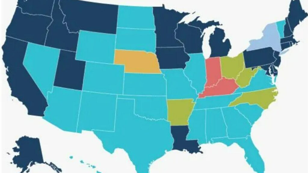 When do the polls close and when will each state declare across America? Map reveals election times YOU need to know