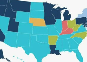 When do the polls close and when will each state declare across America? Map reveals election times YOU need to know