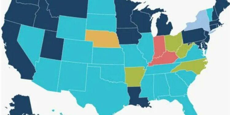 When do the polls close and when will each state declare across America? Map reveals election times YOU need to know