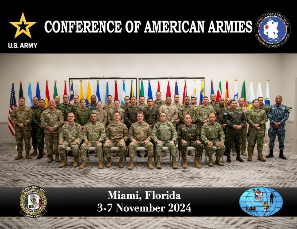 Conference of American Armies Specialized Conference begins in Miami, focusing on 21st century security challenges | Article