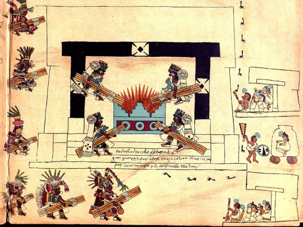 The New Fire Ceremony Practiced by the Mexica to Prevent the End of the World