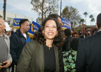 Photos show Kamala Harris' political career, from serving as a California district attorney to presidential nominee