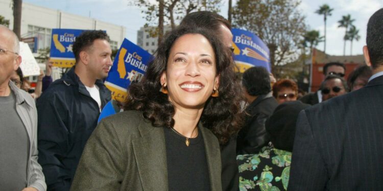 Photos show Kamala Harris' political career, from serving as a California district attorney to presidential nominee