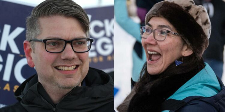Alaska’s U.S. House race close as early votes roll in