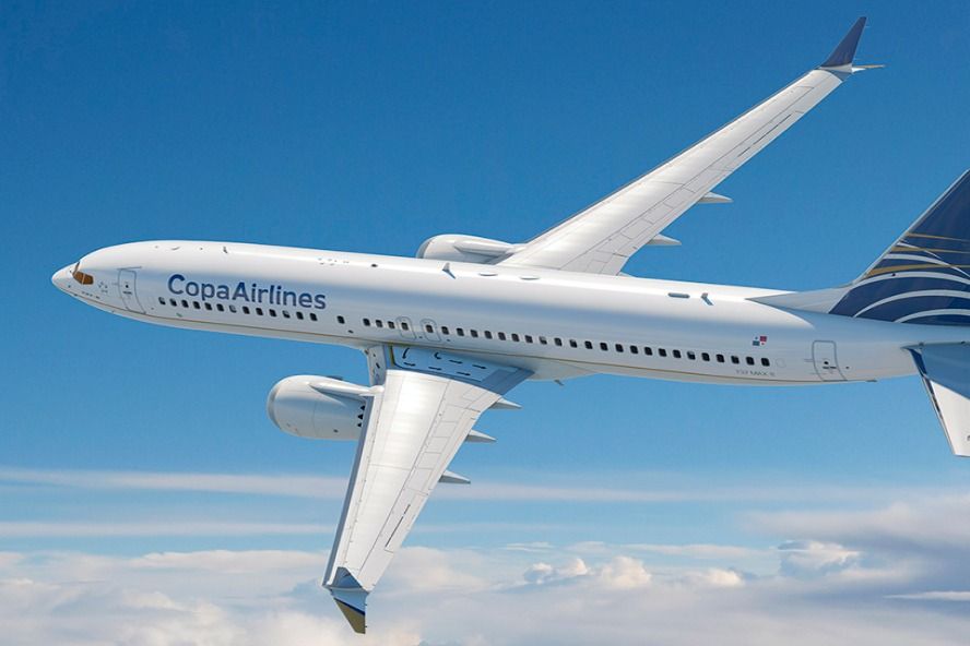 Copa Airlines Boeing 737 MAX 8 render.