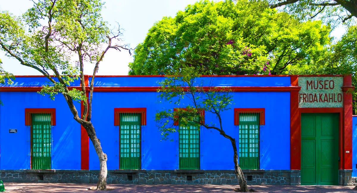 The Frida Kahlo museum, known for its cobalt walls, is dedicated to the life and work of the Mexican artist (Sebastián Monsalve)