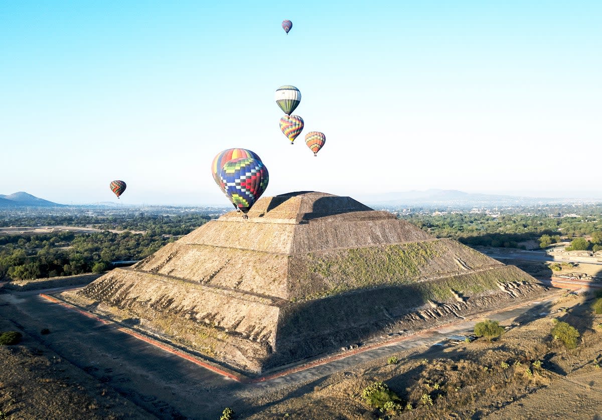 The Teotihuacan pyramids are a striking example of ancient Mexico (AFP/Getty)