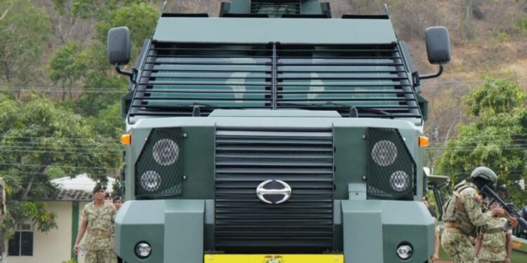 Ecuador’s Naval Infantry Introduces First Locally Produced Mine-Resistant Ambush Protected Vehicle