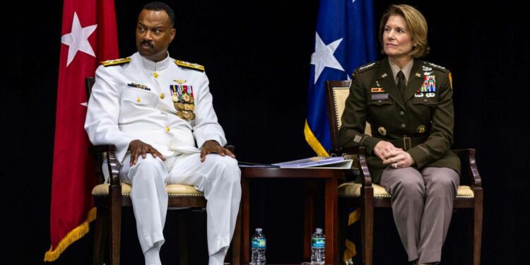 First woman to head Southcom steps down, passes baton to first African-American commander