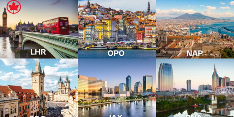 Air Canada to launch direct flights to Europe and the U.S. in 2025