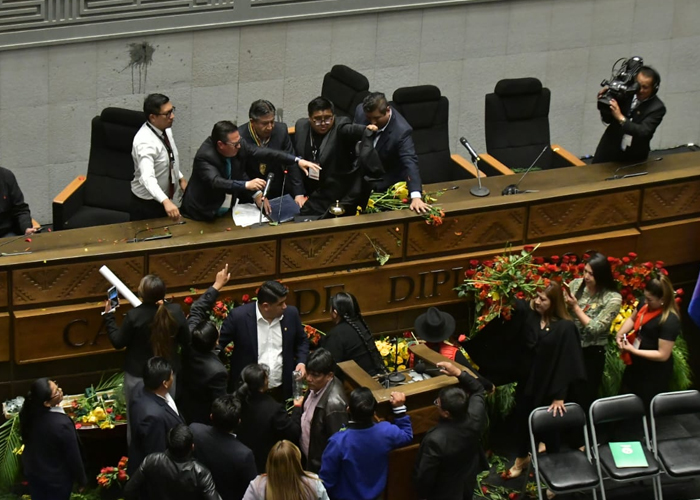 Foto: Escándalo en Bolivia /cortesía 