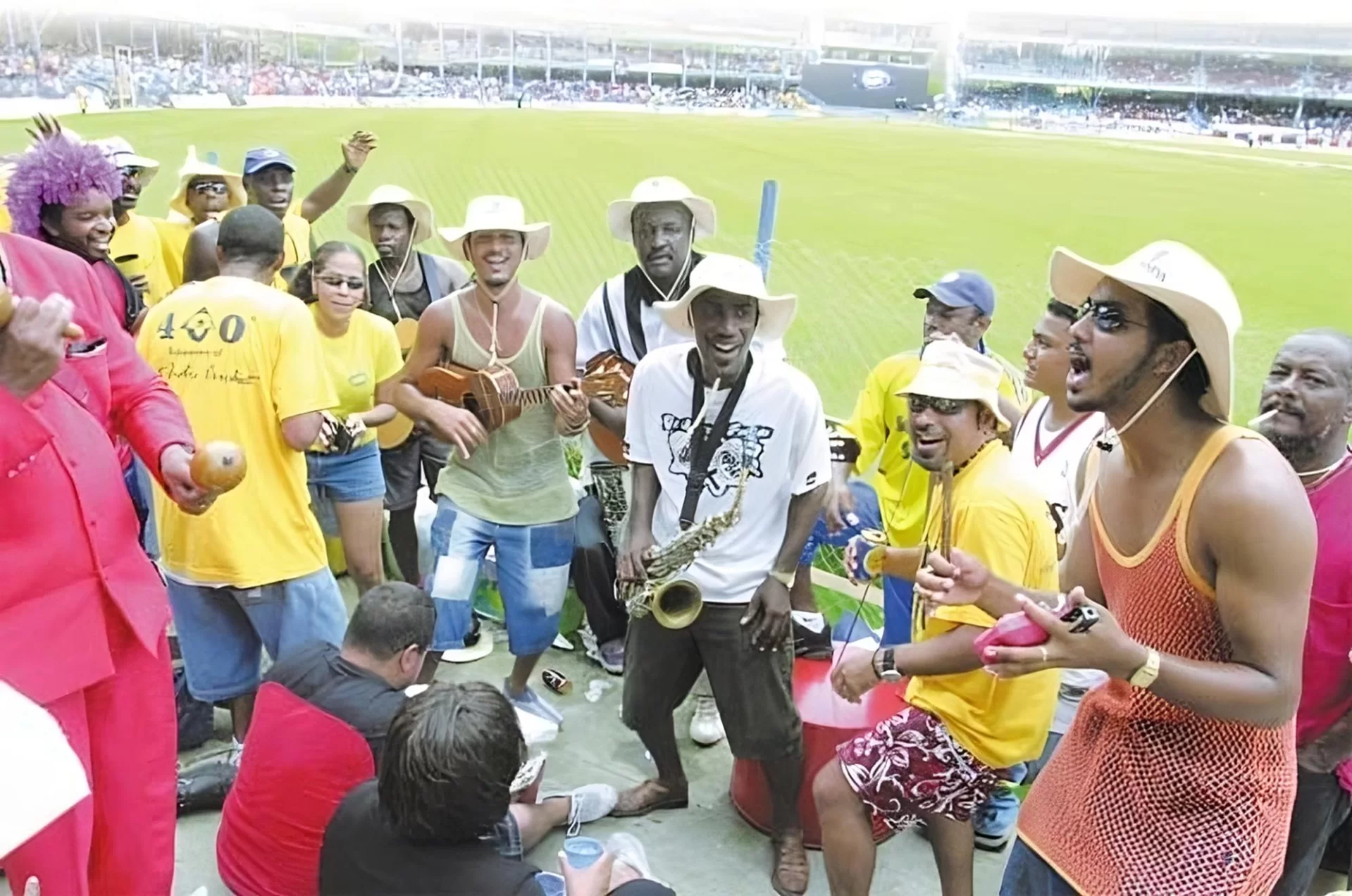 cricket fans in Trinidad