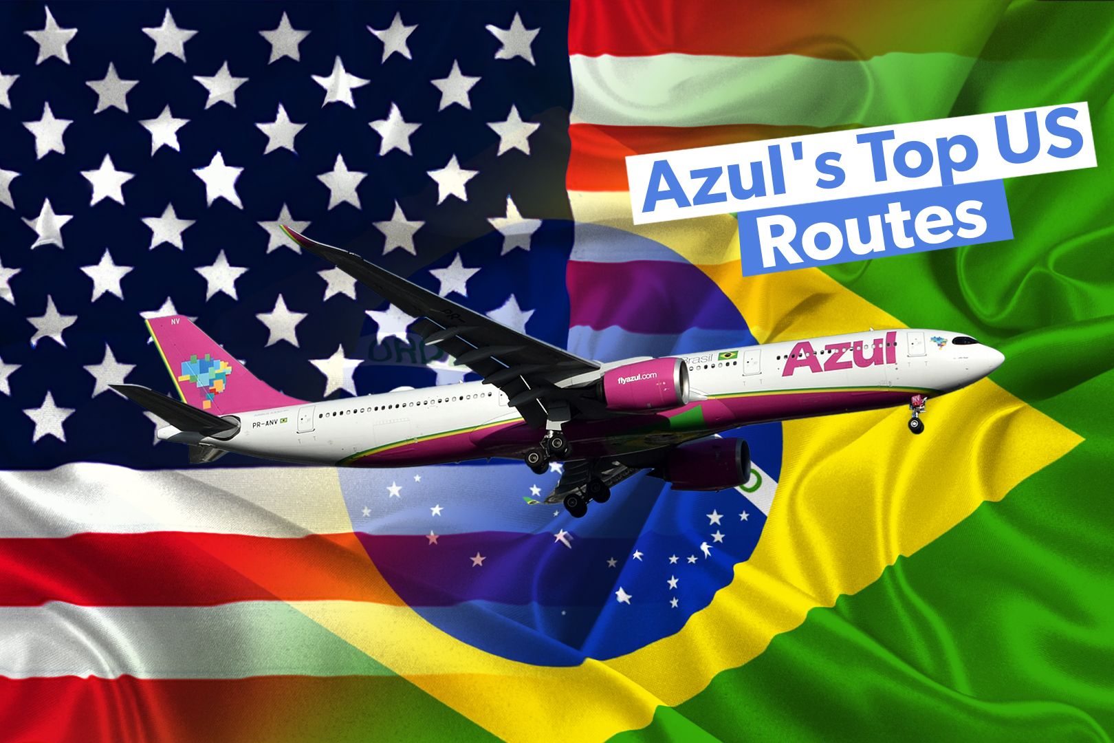 Top 5 These Are Azul's Leading US Routes By Available Seat Miles 3x2