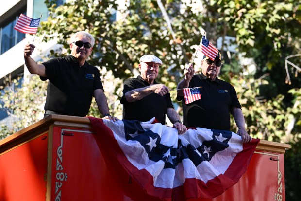 Members of the Rotary Club of San Jose during the...