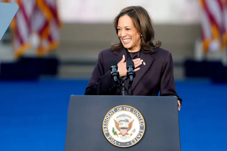 Vice President And Presidential Nominee Kamala Harris Delivers Concession Speech At Howard University