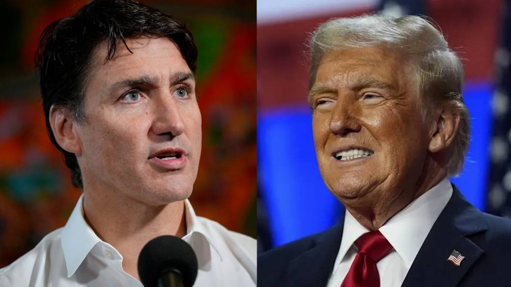 Click to play video: 'Trudeau wants Canada, U.S. to succeed on ‘both sides of border’ after Trump re-elected'