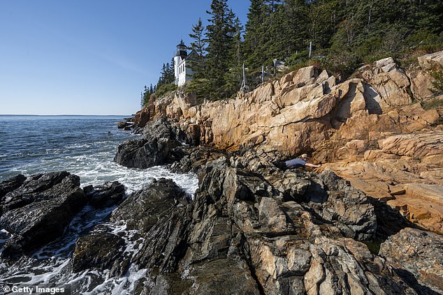 Pictured, the coast of Maine's Mount Desert Island, not far from the Goddard Site