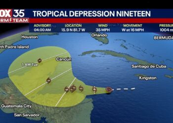 Tropical Depression 19 has formed in the Caribbean, potential Florida impacts?