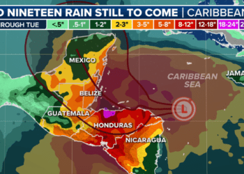 Future Sara to slam Central America with life-threatening flooding