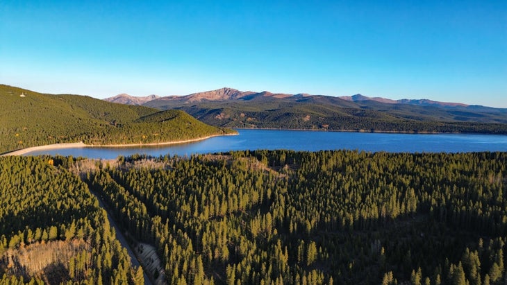 High alpine lake in Colorado - Turquoise Lake