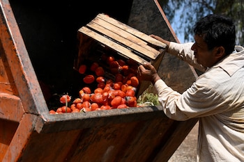 Los bloqueos impidieron el transporte de alimentos a algunas zonas del país, lo que provocó desabastecimiento y la pérdida de mercadería (REUTERS)