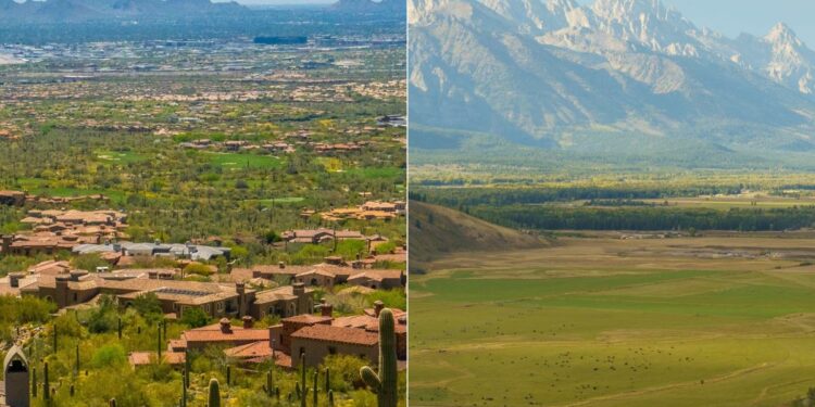 Wealthy Americans are buying homes in Scottsdale and Jackson Hole. I visited both and thought one felt more livable.