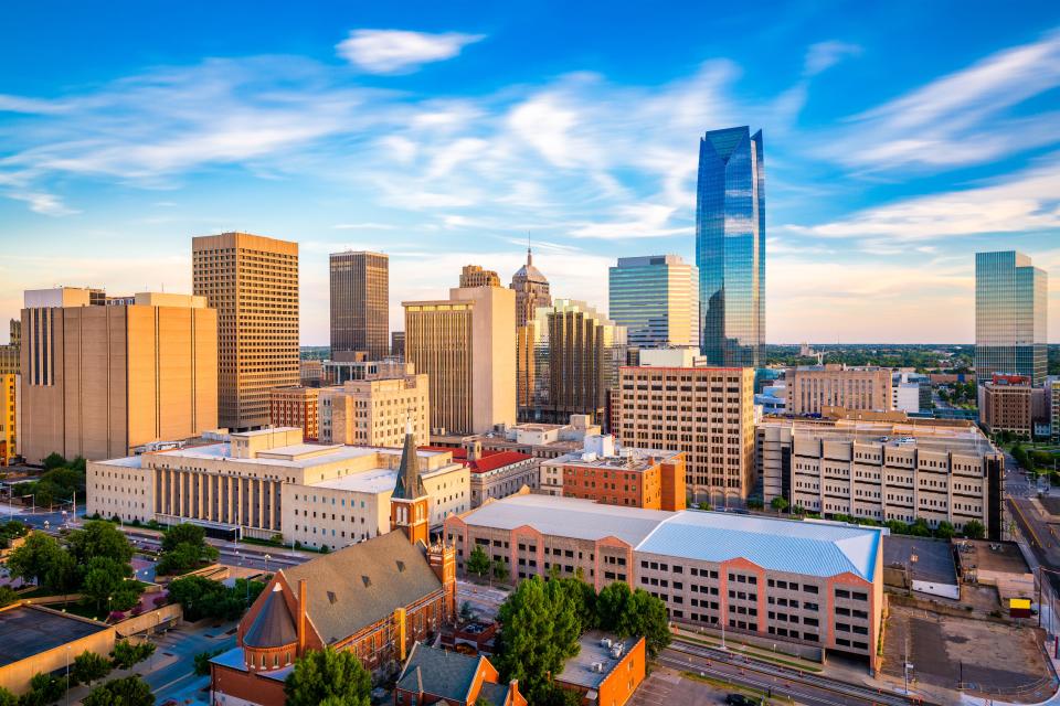 Oklahoma City, Oklahoma downtown skyline