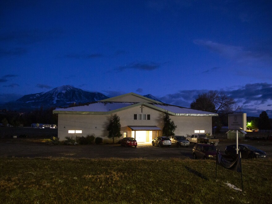 During community choir practice at the North Fork Baptist Church in Paonia.