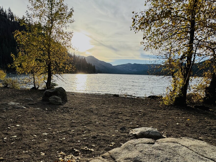 The view from China Cove at Donner Lake.