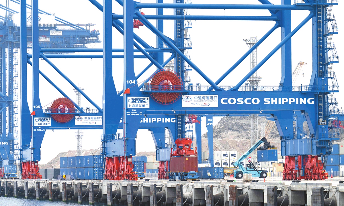 A view of Chancay Port, Peru on October 29, 2024 Photo: VCG