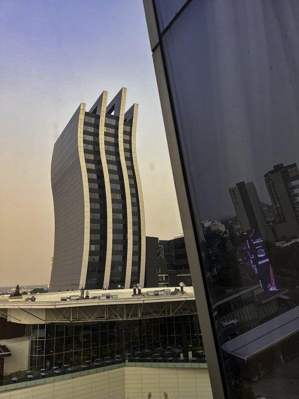 The wavy towers of Asunción's Paseo La Galleria have become an iconic feature of the city's skyline.