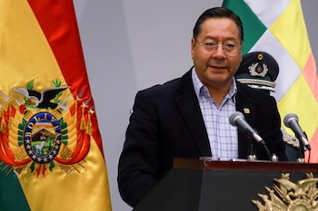 Fotografía de archivo del presidente de Bolivia, Luis Arce (EFE/ Gabriel Márquez)