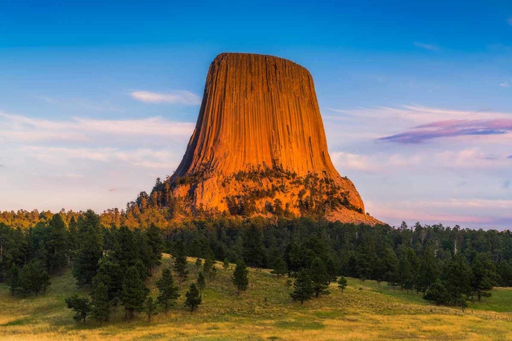 usa landmarks devils tower wyoming