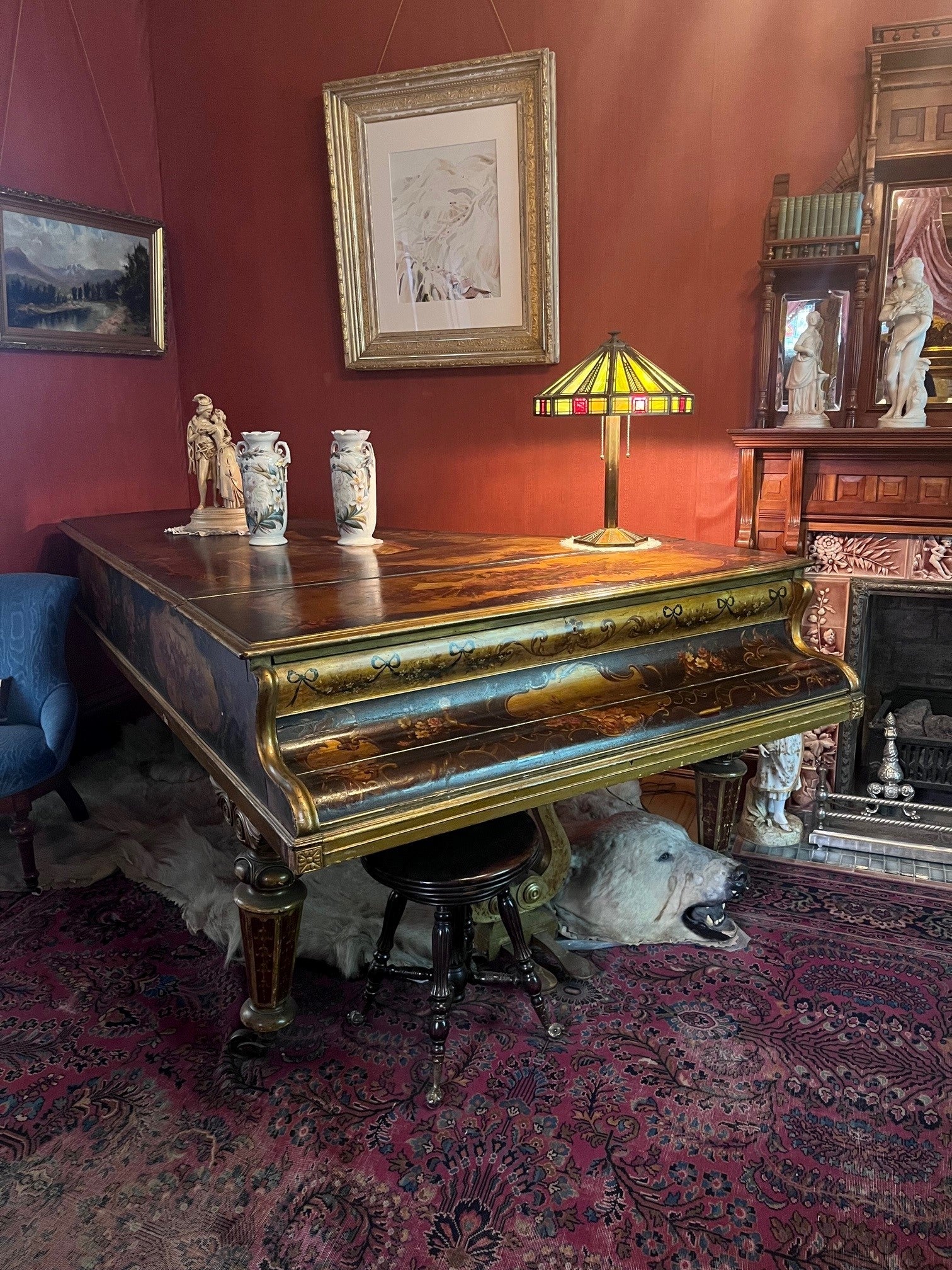 The lavish interior of Molly Brown’s house which is now a museum