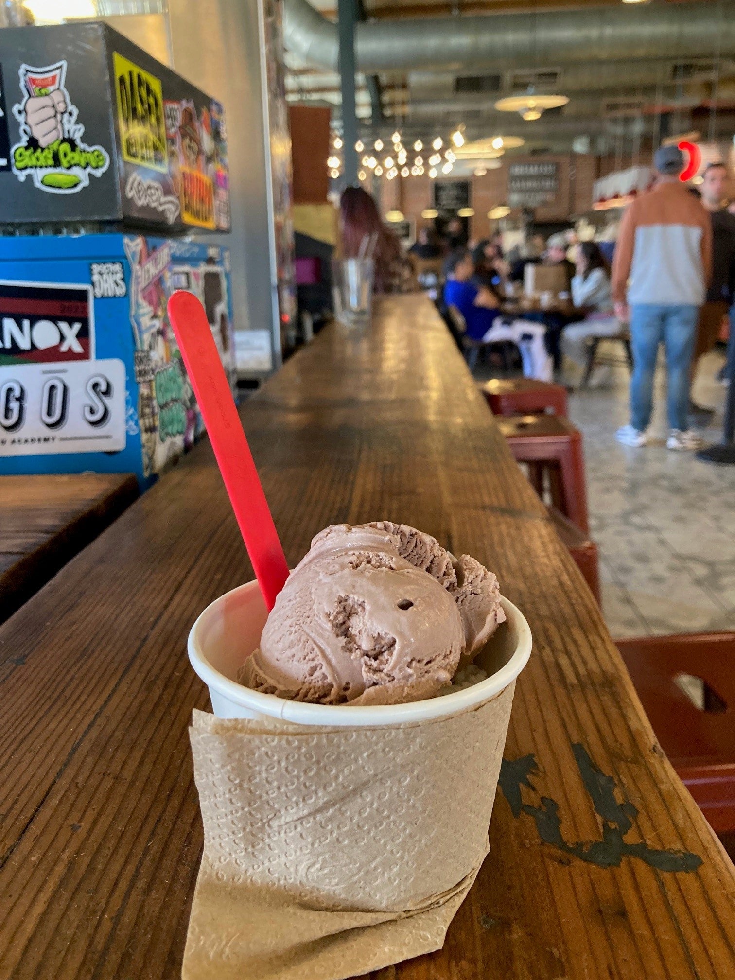 Smore ice cream at Denver Central Market