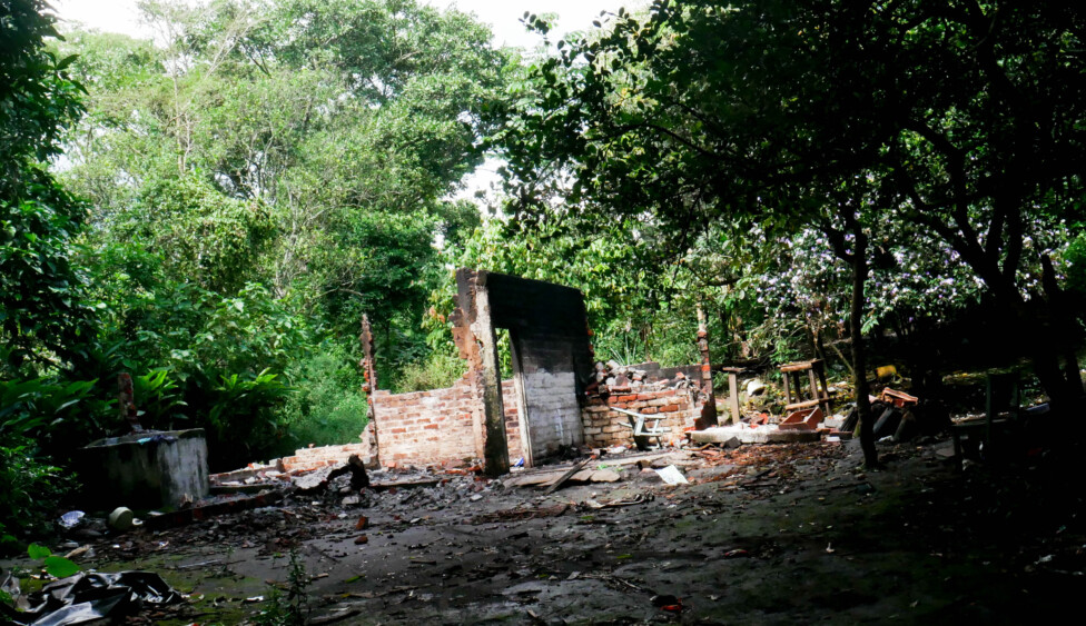 The arrival of Vocano Energy on the Santa Adelaida farm has led to the forced displacement of some peasant families who lived there as tenants or permanent workers and whose houses have been demolished. Credit: Edgardo Ayala / IPS