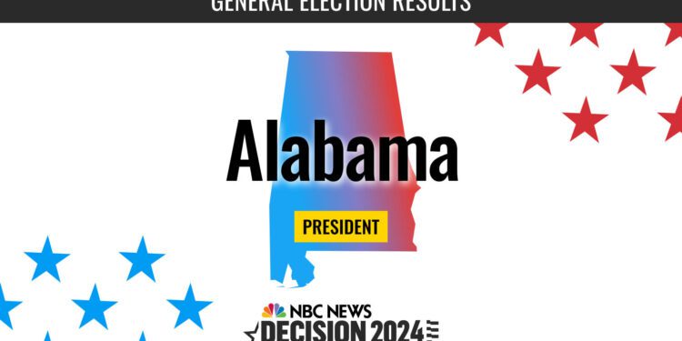 Alabama President Election 2024 Live Results: Trump Wins