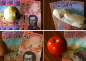 Getty Images Images showing how much basic foodstuffs cost in Venezuela
