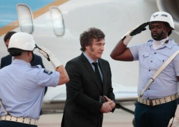 President Javier Milei arrives in Rio de Janeiro ahead of the G20 Leaders Summit.