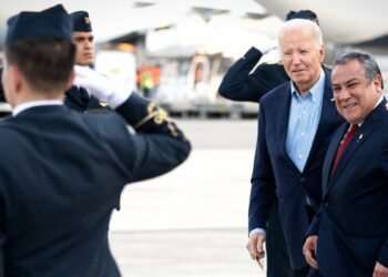 Biden arrives in Peru for final summits